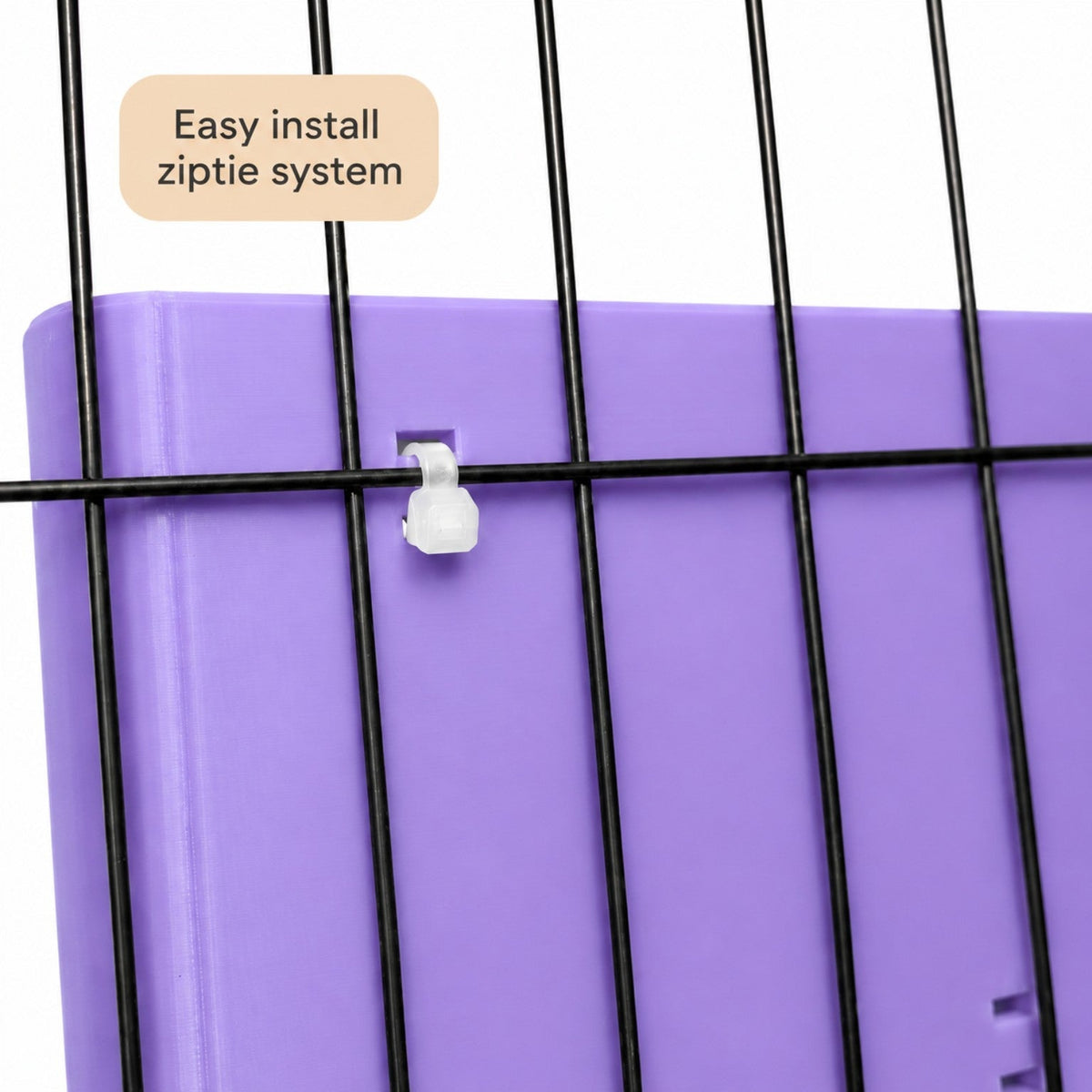Guinea Pig & Rabbit Hay Rack – Pastel Purple | Cage & Wall Mounted | Made in Britain
