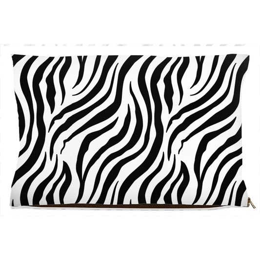 Zebra Print Dog Bed