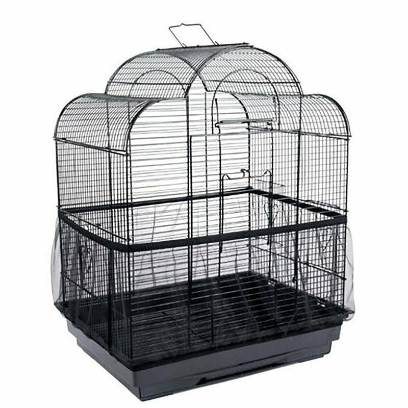 L Size Shell Skirt Mesh Cover Pet Bird Cage Guard Nylon Net Seed Catcher