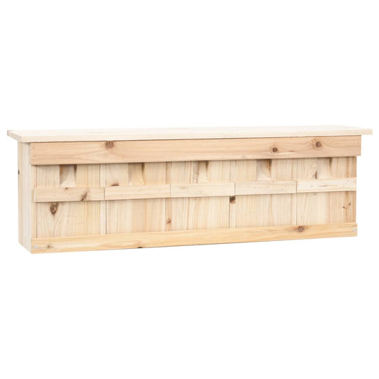 NNEVL Sparrow House with 5 Rooms 68x15x21 cm Firwood