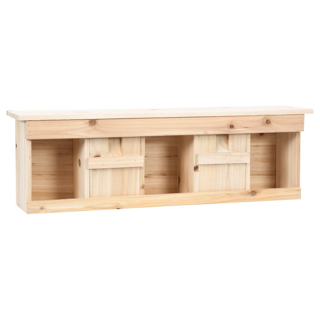NNEVL Sparrow House with 5 Rooms 68x15x21 cm Firwood