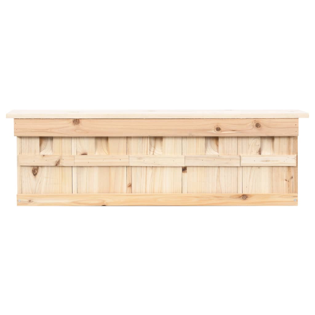 NNEVL Sparrow House with 5 Rooms 68x15x21 cm Firwood
