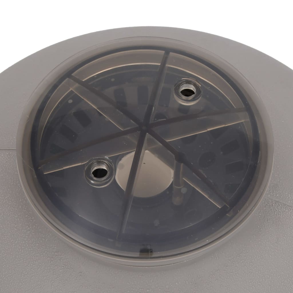 NNEVL Pool Sand Filter with Side Mount 6-Way Valve Grey