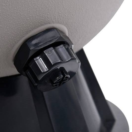NNEVL Pool Sand Filter with Side Mount 6-Way Valve Grey