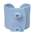 No-Wire Guinea Pig & Rabbit Water Bottle Holder – Pastel Blue | Made in Britain