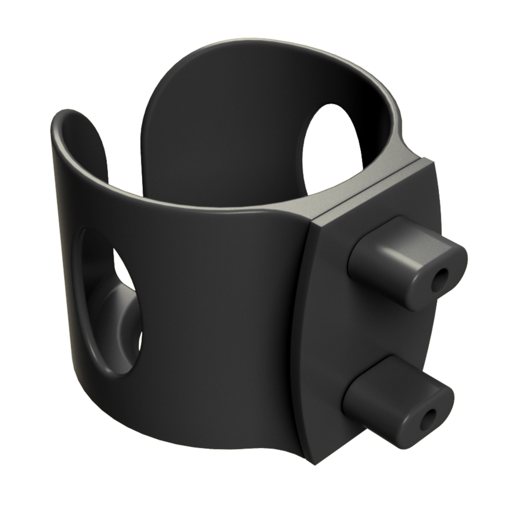 No-Wire Guinea Pig & Rabbit Water Bottle Holder – Jet Black | Made in Britain