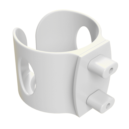 No-Wire Guinea Pig & Rabbit Water Bottle Holder – Bright White | Made in Britain