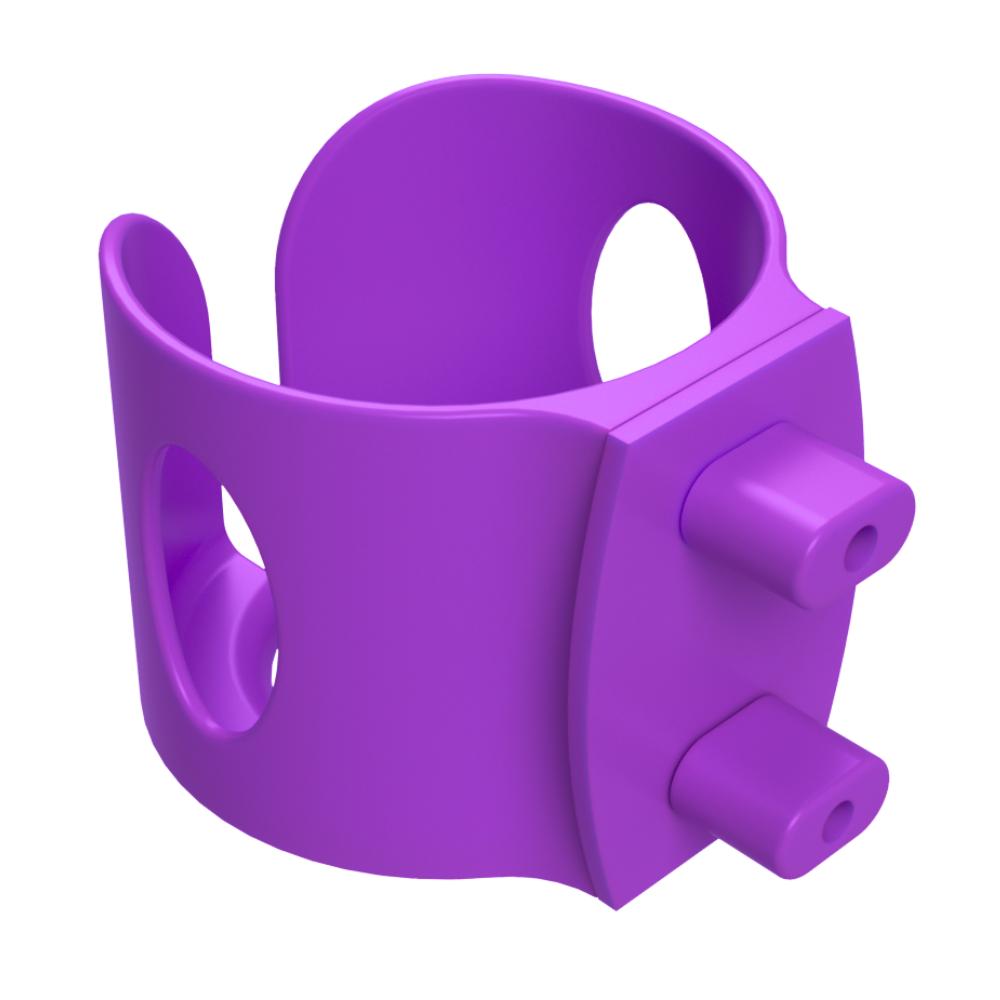 Guinea Pig Bottle Holder Duo Pack – Electric Purple | 2x No-Wire | Made in Britain