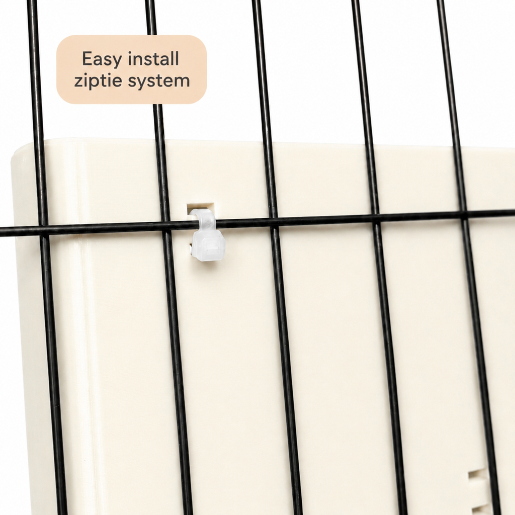 Guinea Pig & Rabbit Hay Rack – White | Cage & Wall Mounted | Made in Britain
