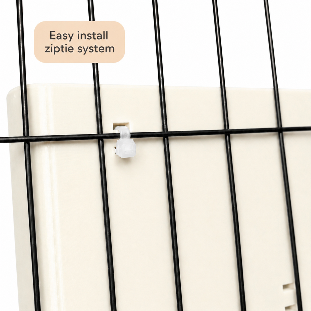 Guinea Pig & Rabbit Hay Rack – White | Cage & Wall Mounted | Made in Britain