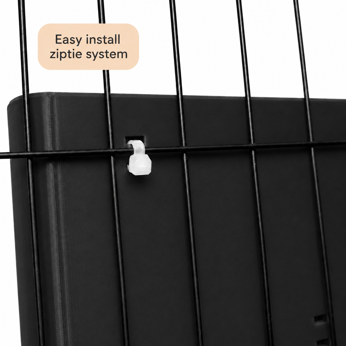 Guinea Pig & Rabbit Hay Rack – Jet Black | Cage & Wall Mounted | Made in Britain