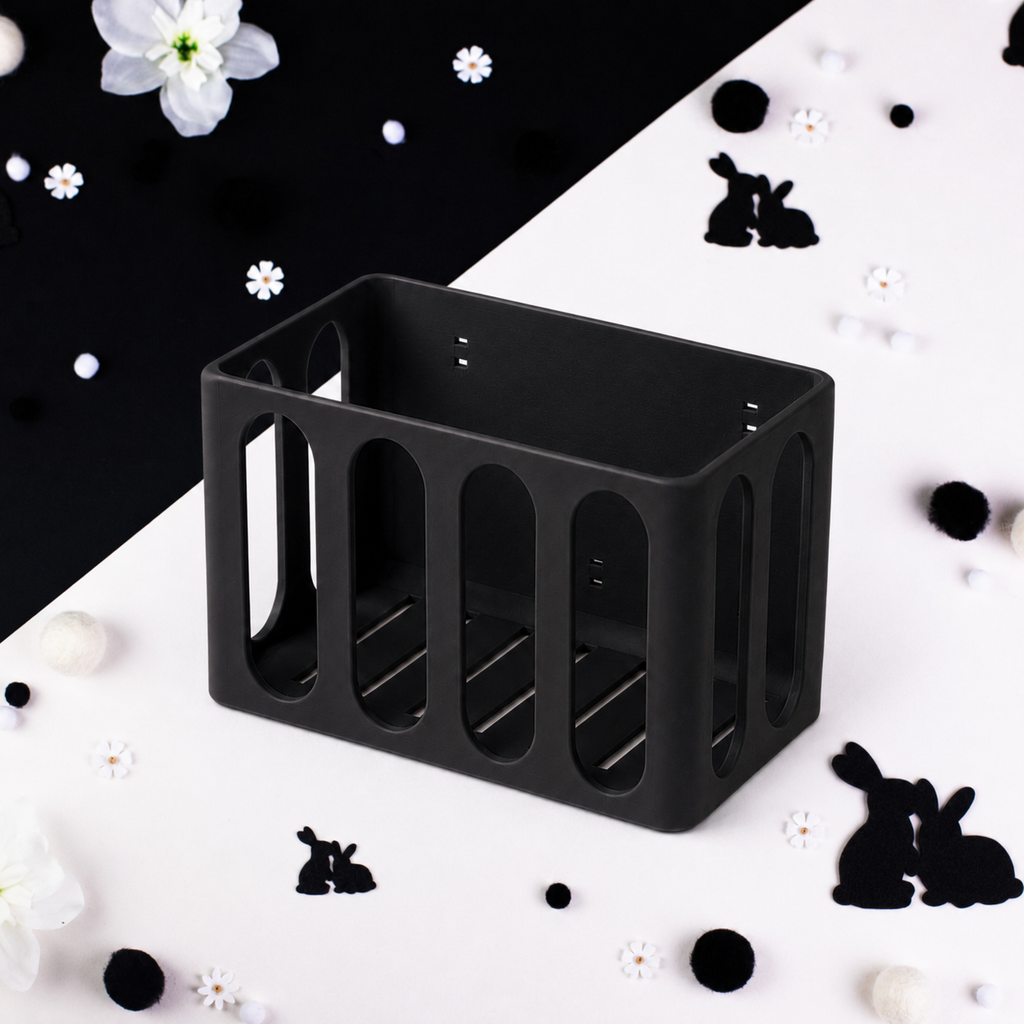 Guinea Pig & Rabbit Hay Rack – Jet Black | Cage & Wall Mounted | Made in Britain