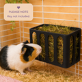 Guinea Pig & Rabbit Hay Rack – Jet Black | Cage & Wall Mounted | Made in Britain