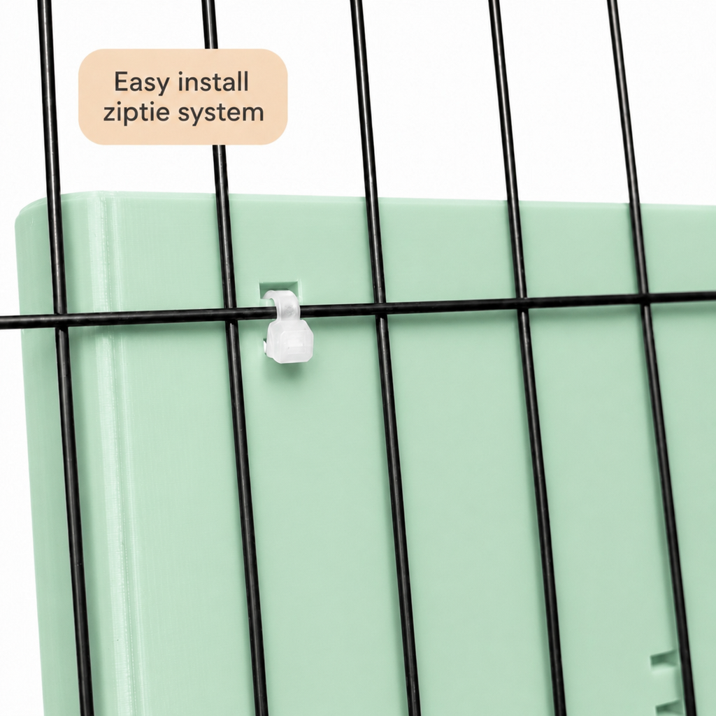 Guinea Pig & Rabbit Hay Rack – Pastel Green | Cage & Wall Mounted | Made in Britain