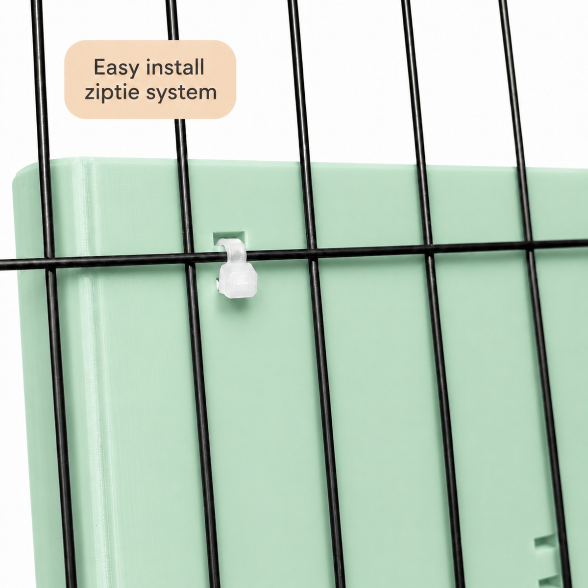 Guinea Pig & Rabbit Hay Rack – Pastel Green | Cage & Wall Mounted | Made in Britain