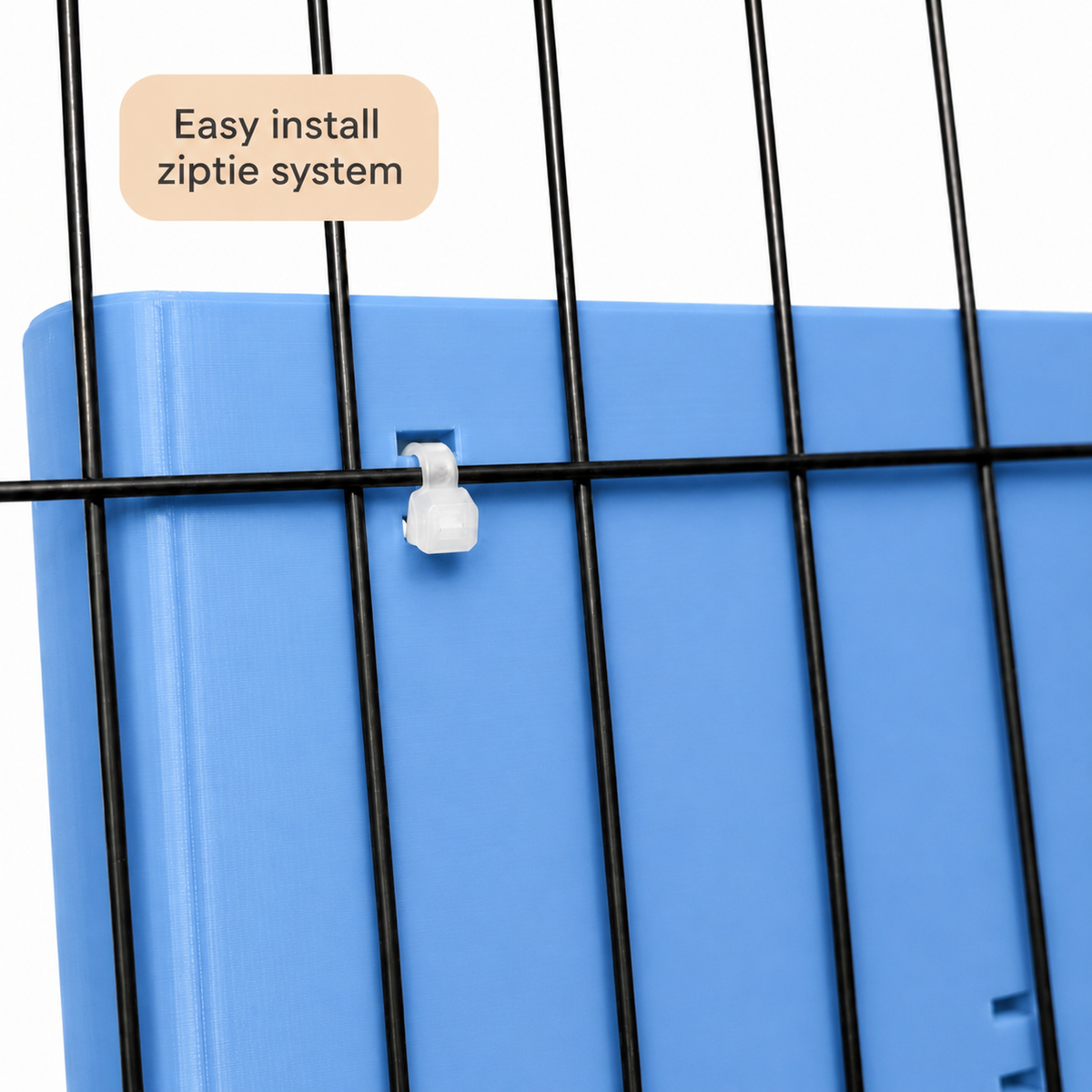 Guinea Pig & Rabbit Hay Rack – Sky Blue | Cage & Wall Mounted | Made in Britain