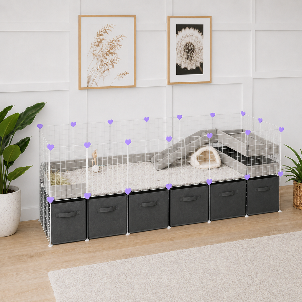 Decorative Cage Connector – Jet Black | Kavee, Ozzy & C&C Cage | Made in Britain