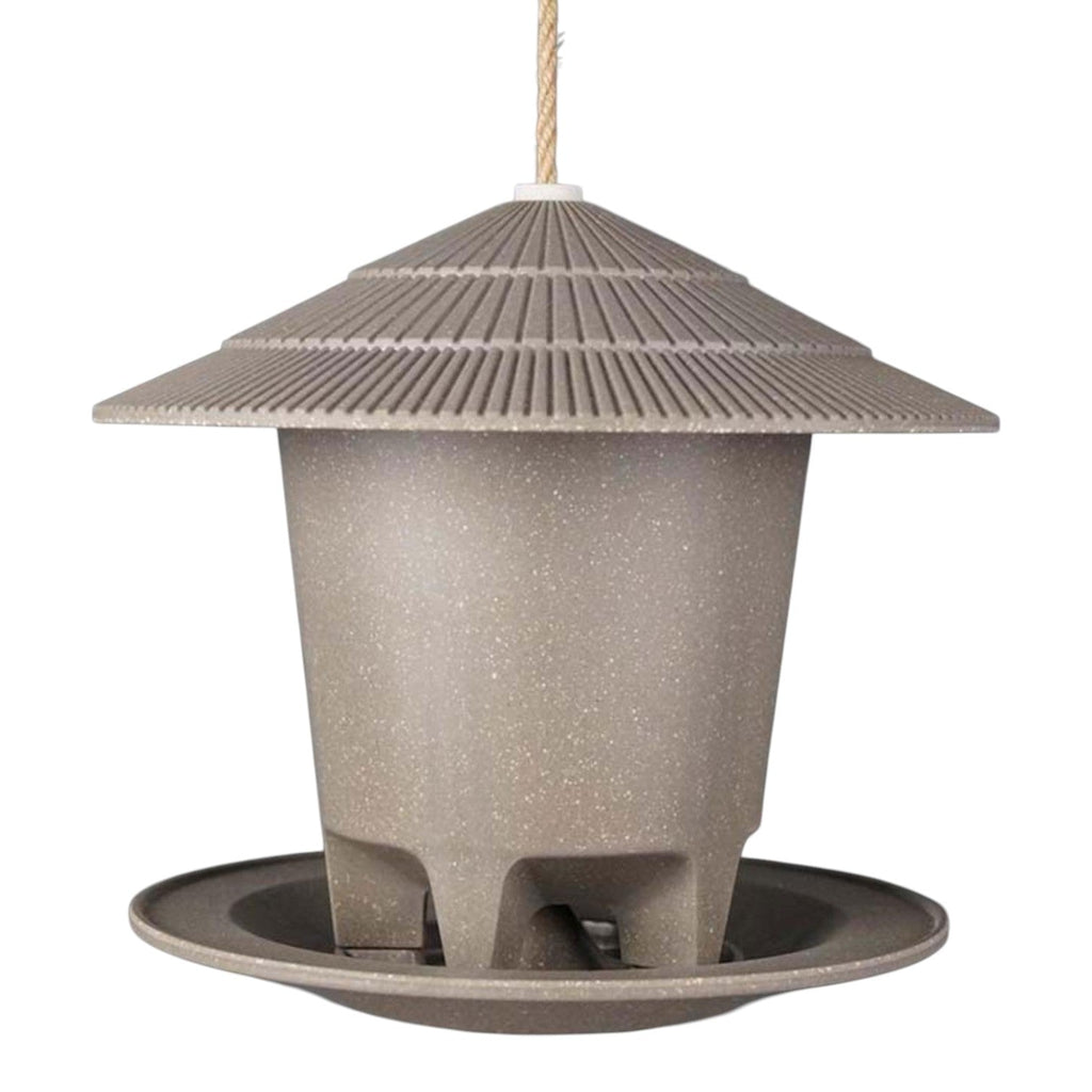 Earthy Deluxe Round Bird Feeder - Straw (21.8cm)