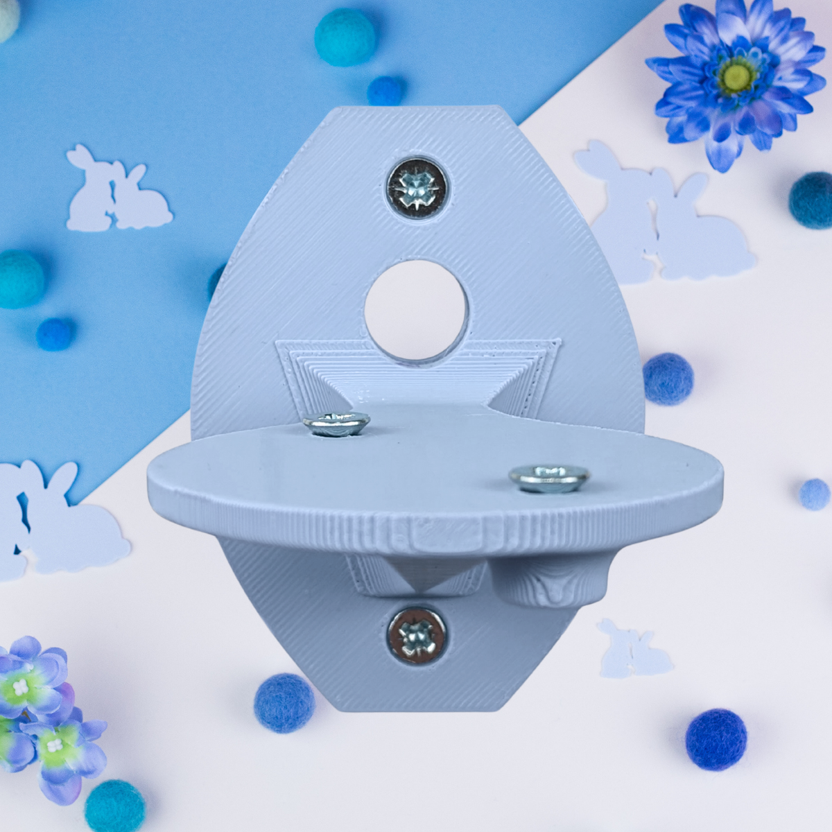 Tapo Camera Cage Mount for Guinea Pigs & Small Pets – Pastel Blue | Made in Britain
