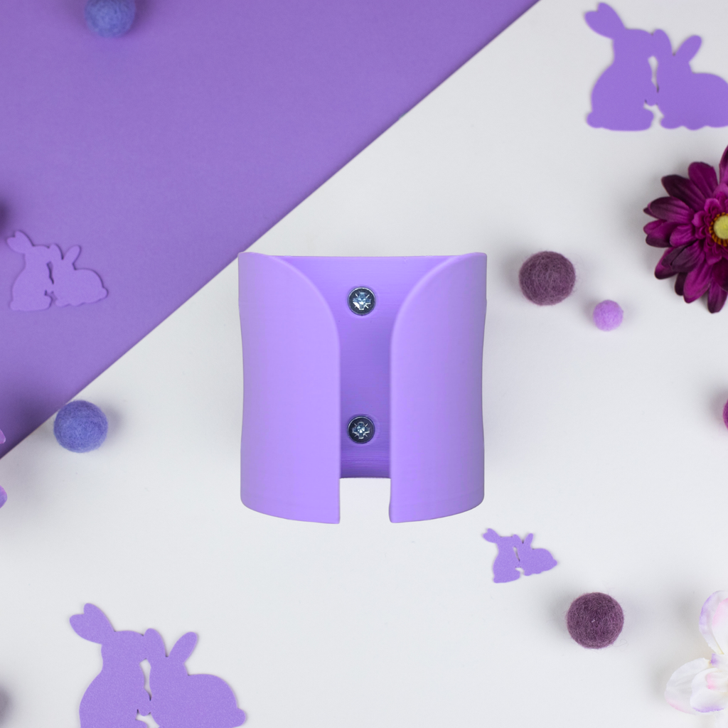 Guinea Pig Bottle Holder Duo Pack – Pastel Purple | 2x No-Wire | Made in Britain