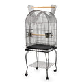 NNEDSZ Large Bird Cage with Perch - Black
