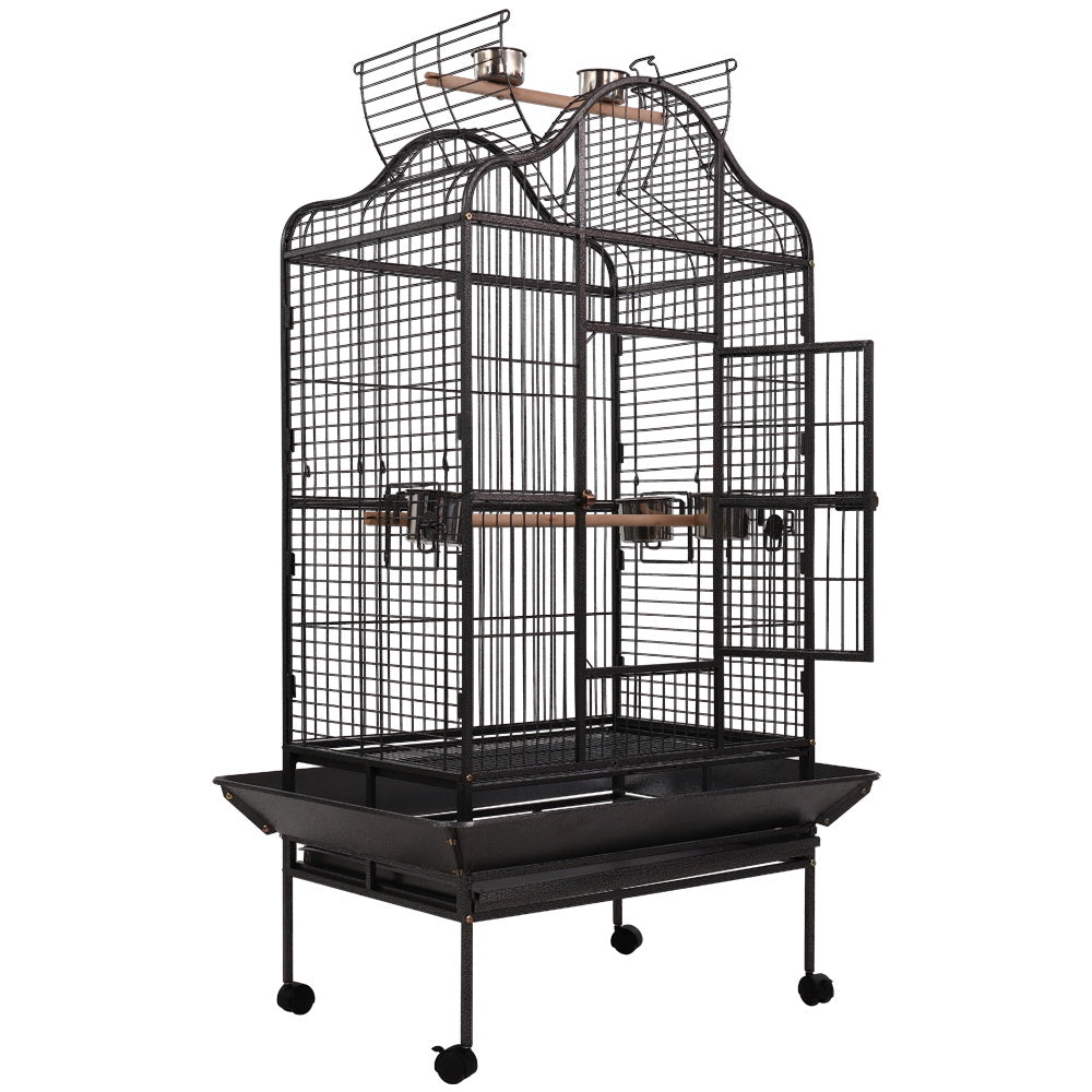 NNEDSZ Bird Cage Pet Cages Aviary 168CM Large Travel Stand Budgie Parrot Toys