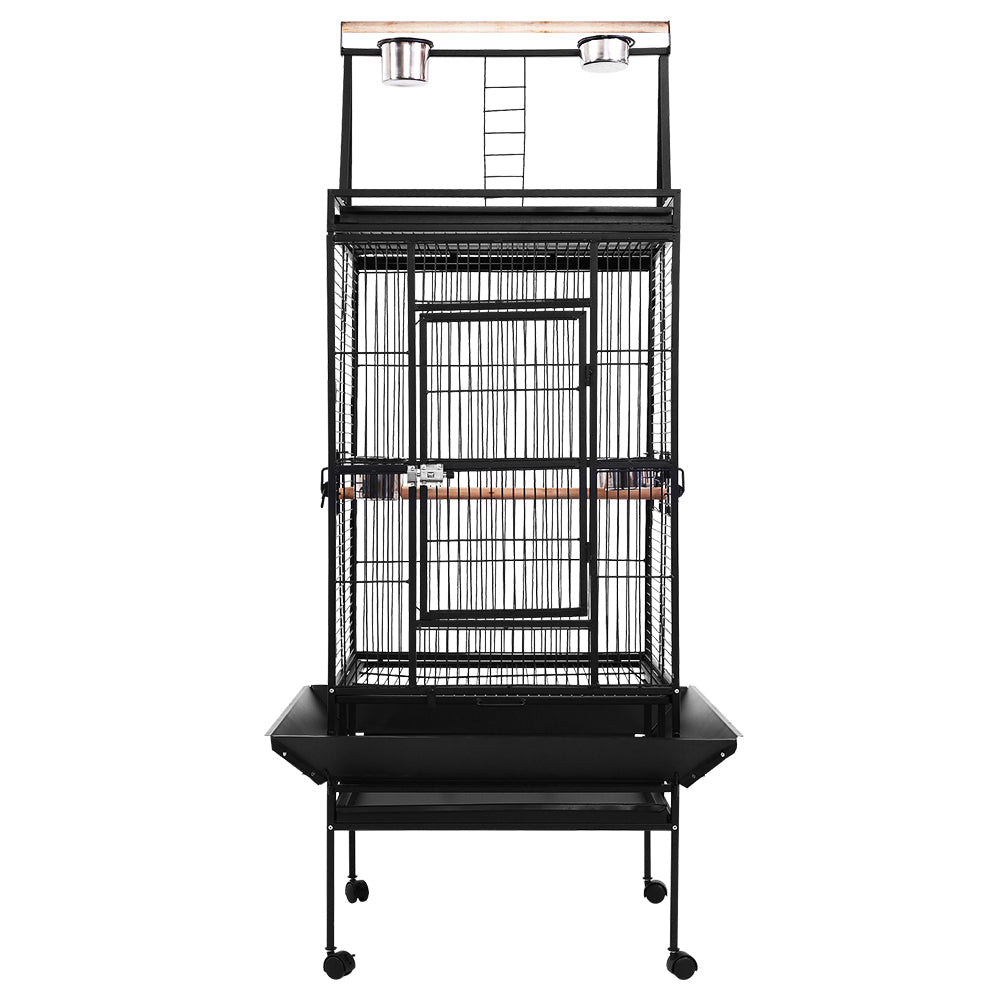 NNEDSZ Bird Cage Pet Cages Aviary 173CM Large Travel Stand Budgie Parrot Toys