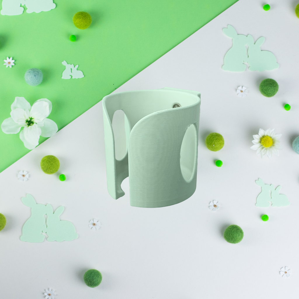 Guinea Pig Bottle Holder Duo Pack – Pastel Green | 2x No-Wire | Made in Britain