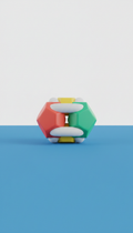 Interactive Geometric Chew Toy