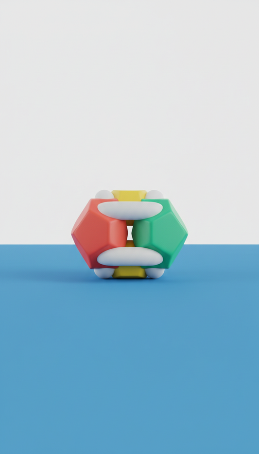 Interactive Geometric Chew Toy